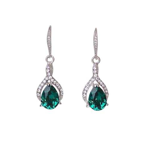 Emerald Drop Earrings